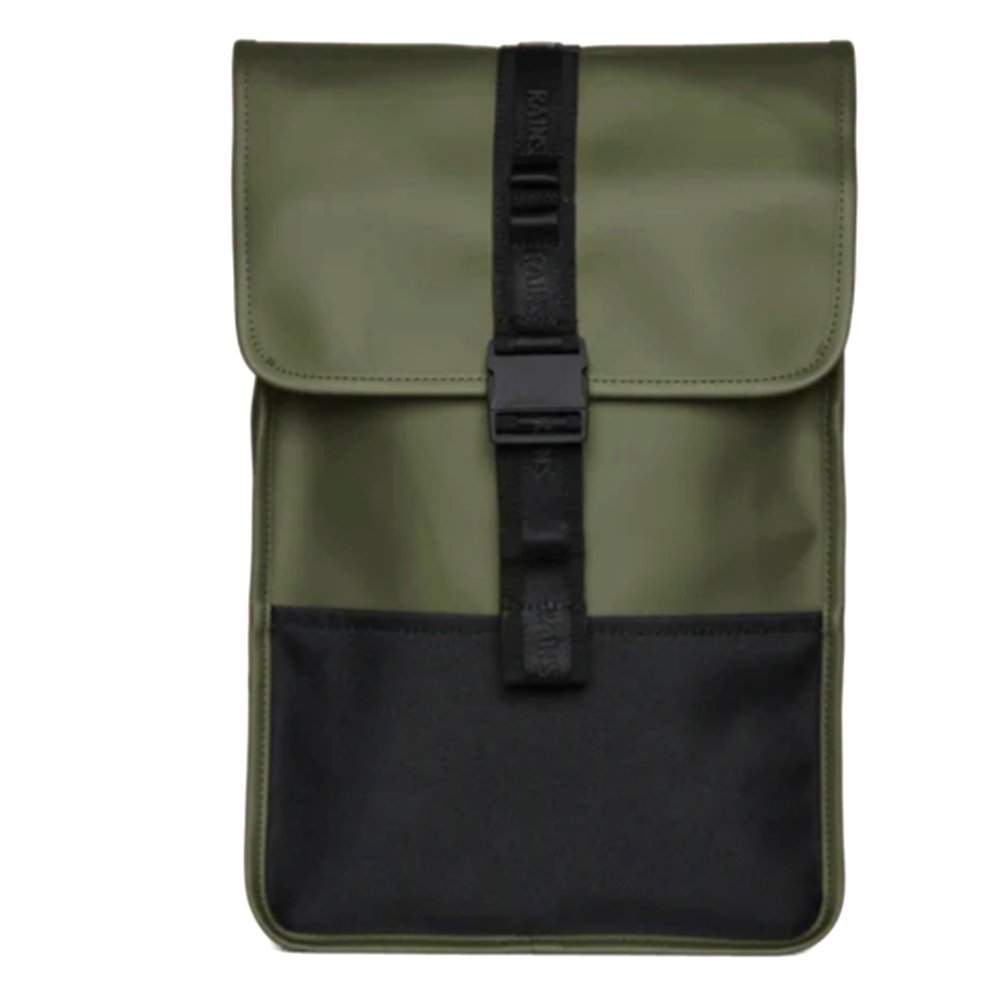 Rains Backpack in Green and Black